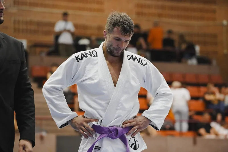 Stepan Popov podczas zawodów